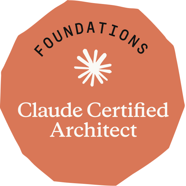 Claude Certified Architect - Foundations badge issued by Anthropic