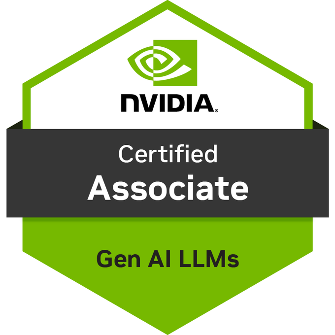 NCA-GENL official certification badge